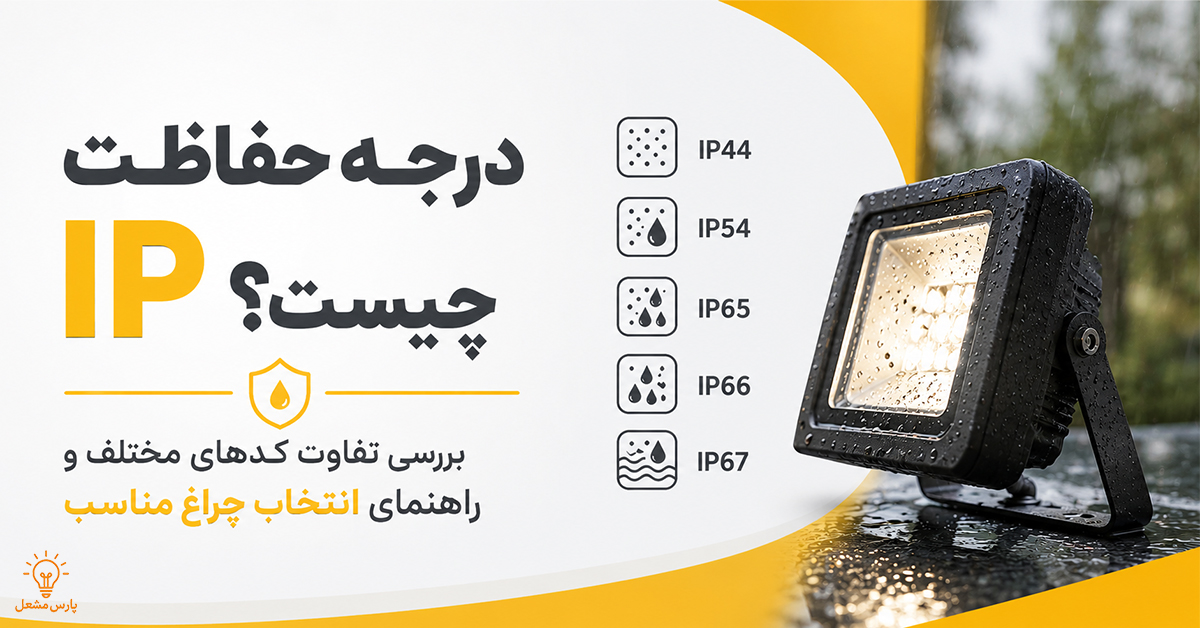 درجه حفاظت ip چیست؟ راهنمای انتخاب چراغ مناسب